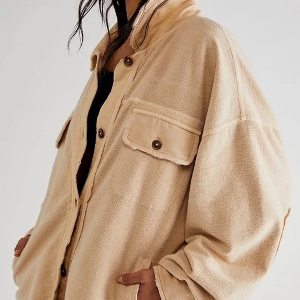 Free People Ruby Shacket Oversized Large NWT - Picture 14 of 14